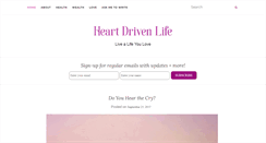 Desktop Screenshot of heartdrivenlife.com